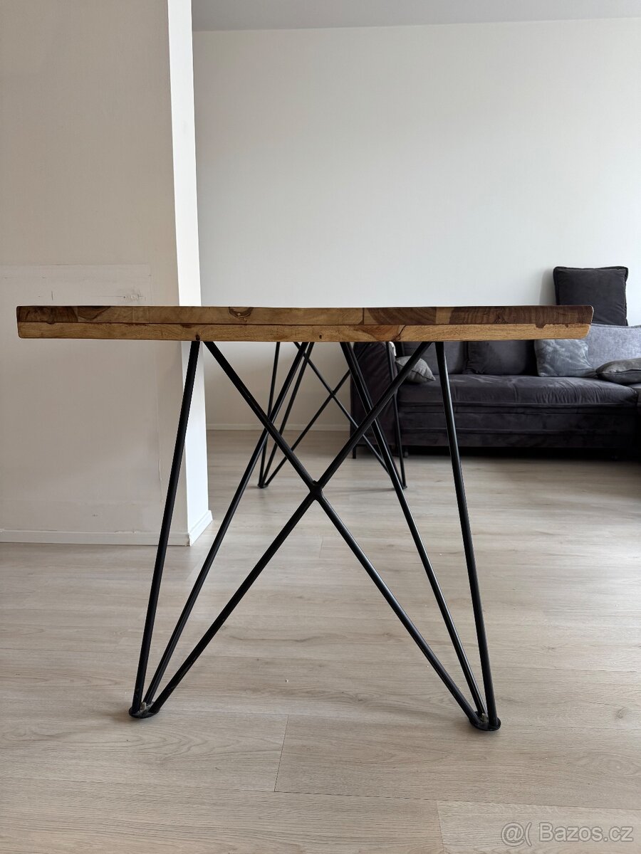 Designový dřevěný stůl - 11