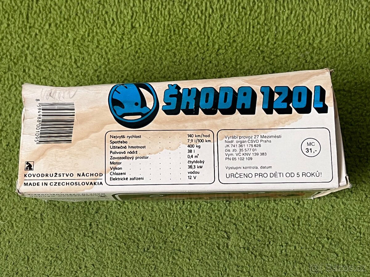 Škoda 120 L na setrvačník v poměru 1:20 - 11