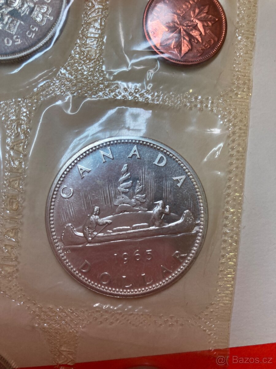 Prodám kanadskou sadu mincí – 1965, UNC 🇨🇦 - 11
