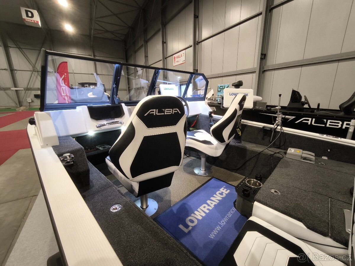 Prodám špičkový rybářský hliníkový člun ALBA 460 - 11