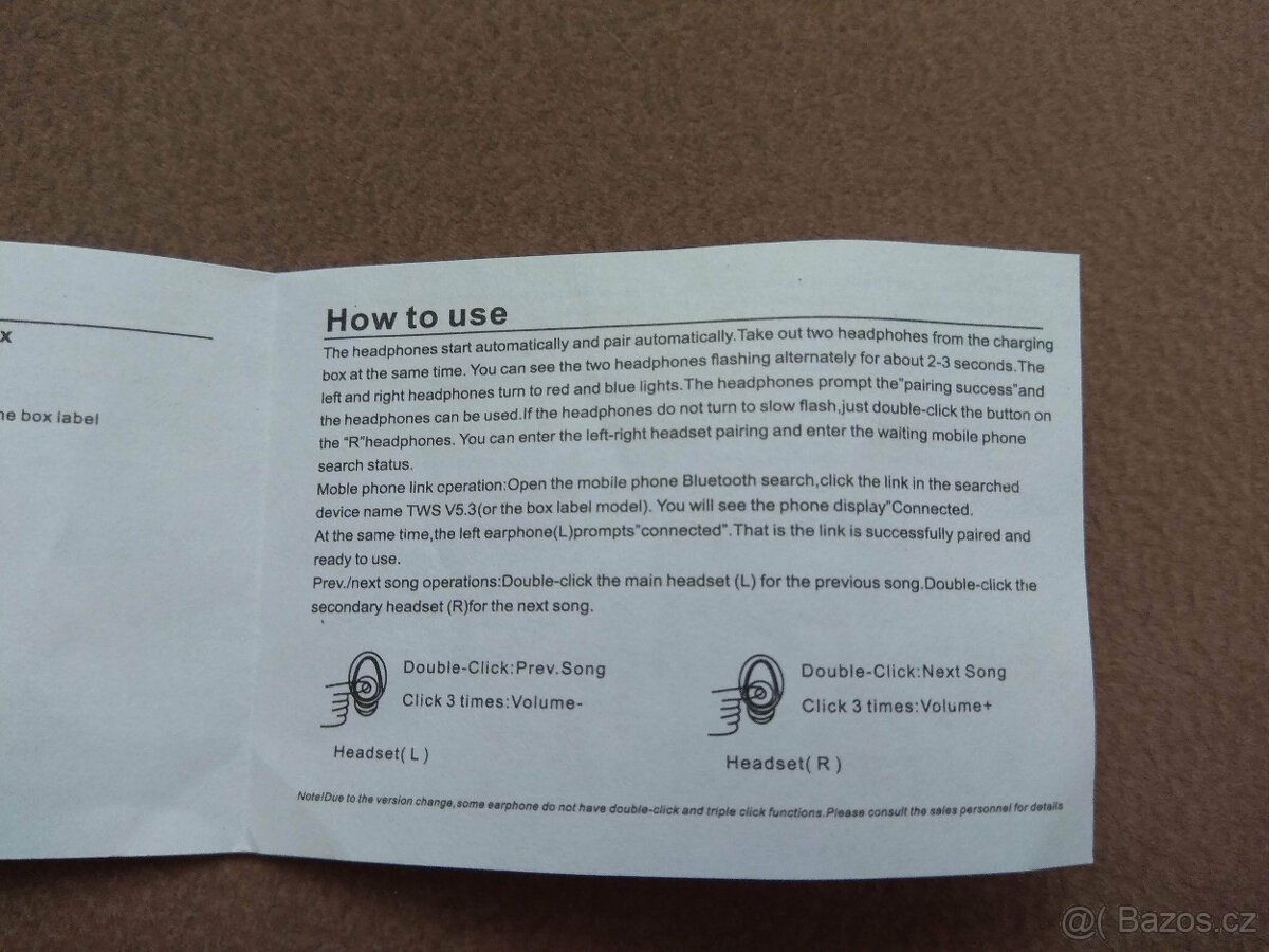 Bezdrátová sluchátka TWS - model M69 - 11