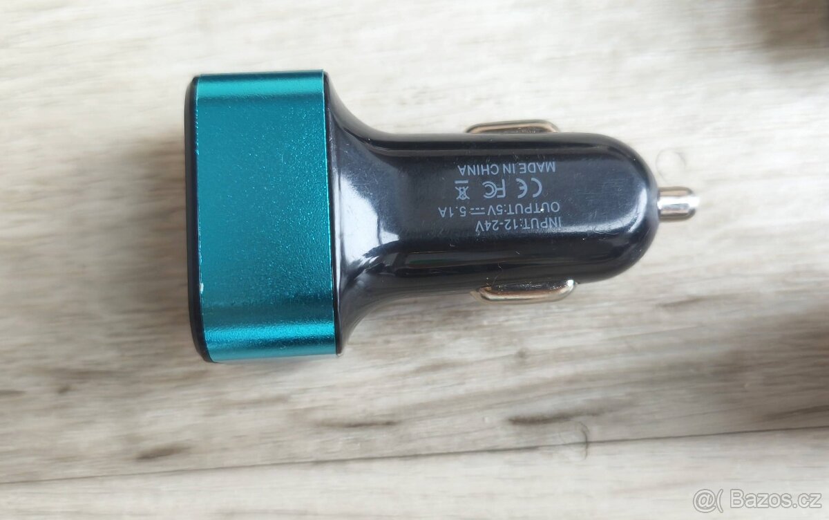 CL USB rychlonabíječky do auta, s LCD, podsvícením, QuickCh3 - 11