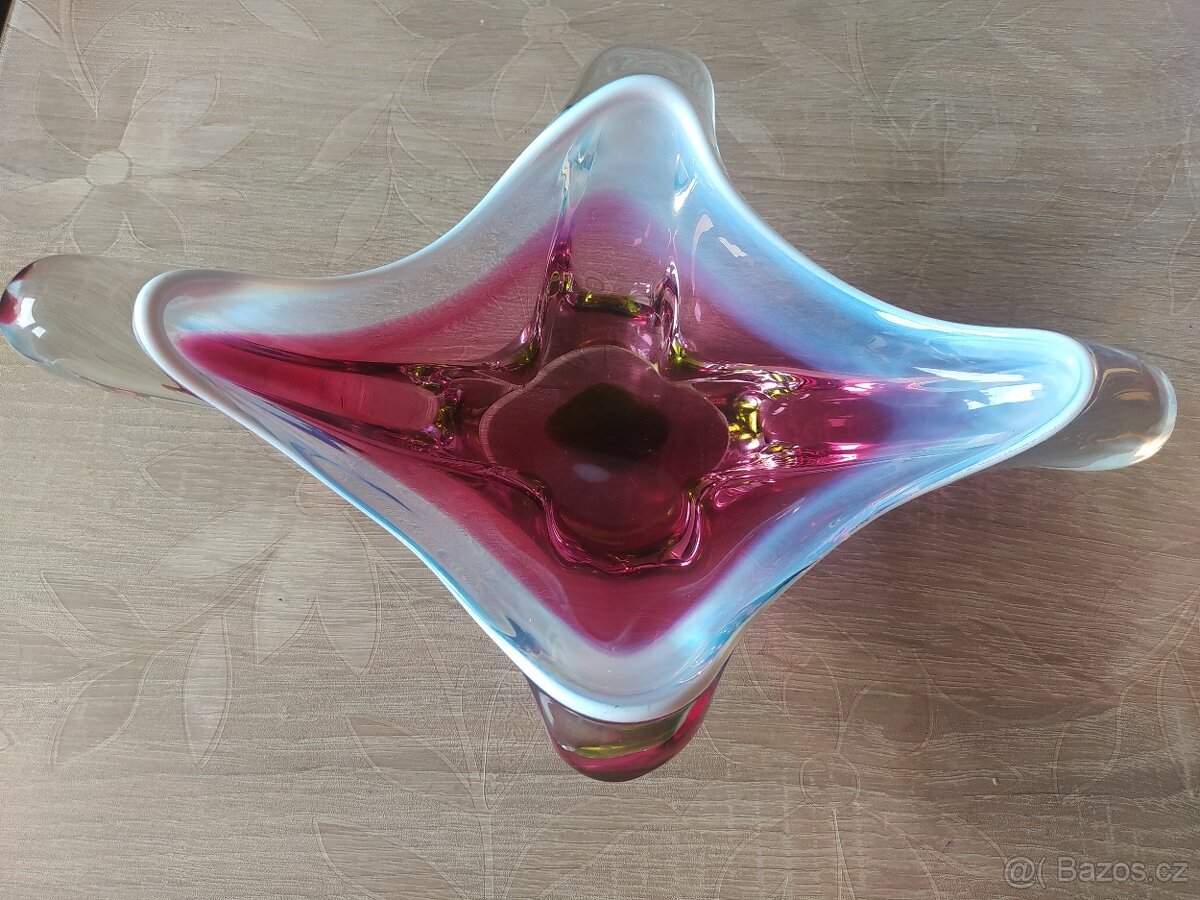 Mísa po mamince - hutní sklo - 11