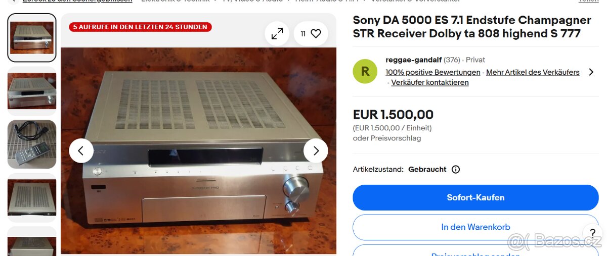 SONY HIGH -END STR DA 5000 ES CHAMPAGNE - 11