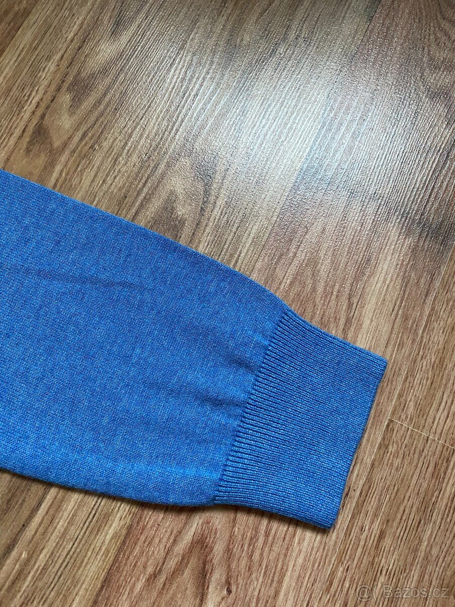 Nový pánský bavlněný svetr C&A do "V" - L - 11