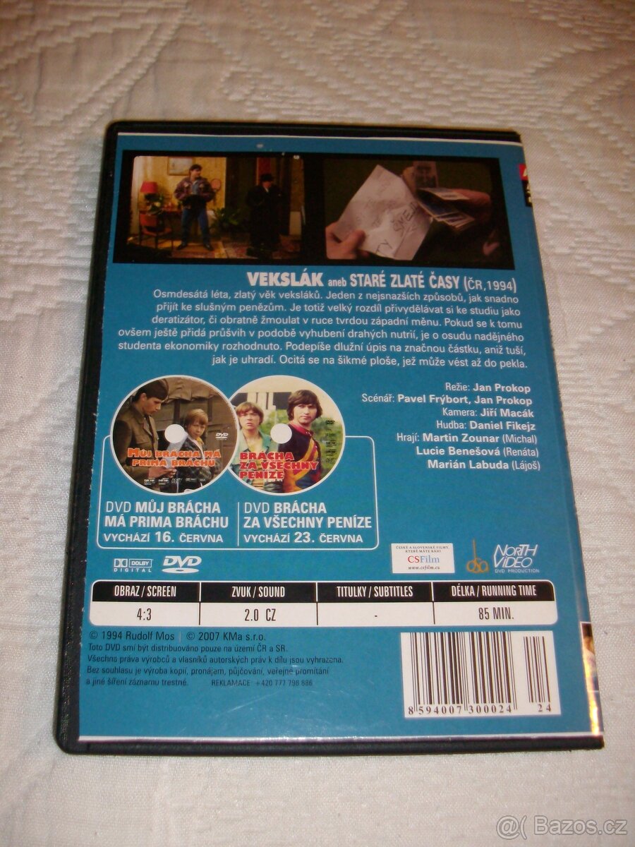 DVD ČESKÉ FILMY A SERIÁLY - 11