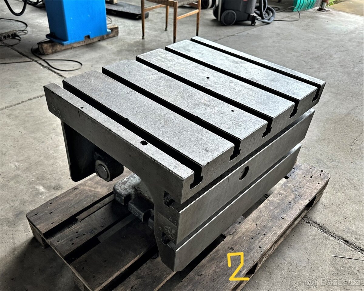 Upínací litinové úhelníky, upínací desky, kostky - 11