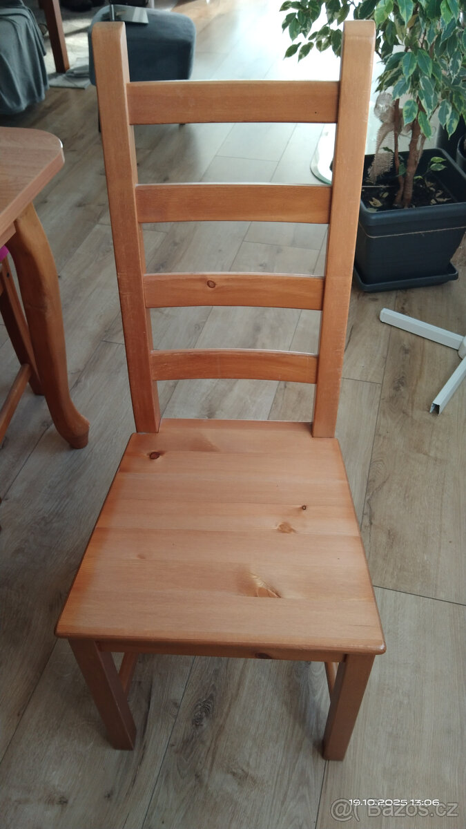 Jídelní stůl - rozkládací + 4 ks židle Ikea Kautsby - 11