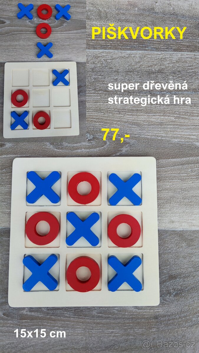 Dřevěné montessori hračky - VÝPRODEJ - 11