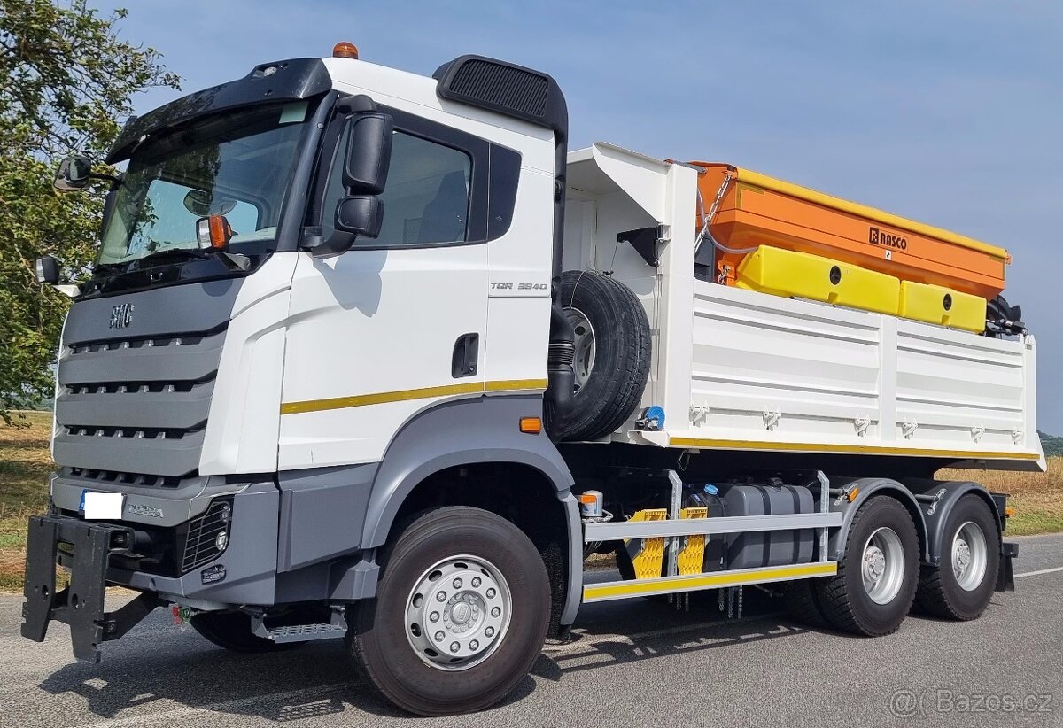 ZÁRUKA 6x4 sklápěč 34.8t komunál BMC-TGR +lze sypač RASCO - 11