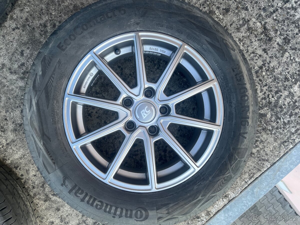 Alu sada R16 - disky 5x112 + pneu - 11