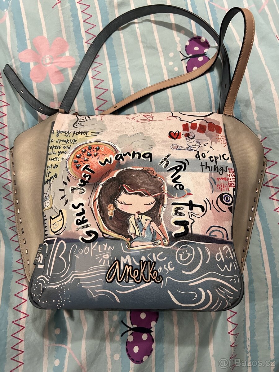 Kabelka Anekke fun & music (béžová) - 11