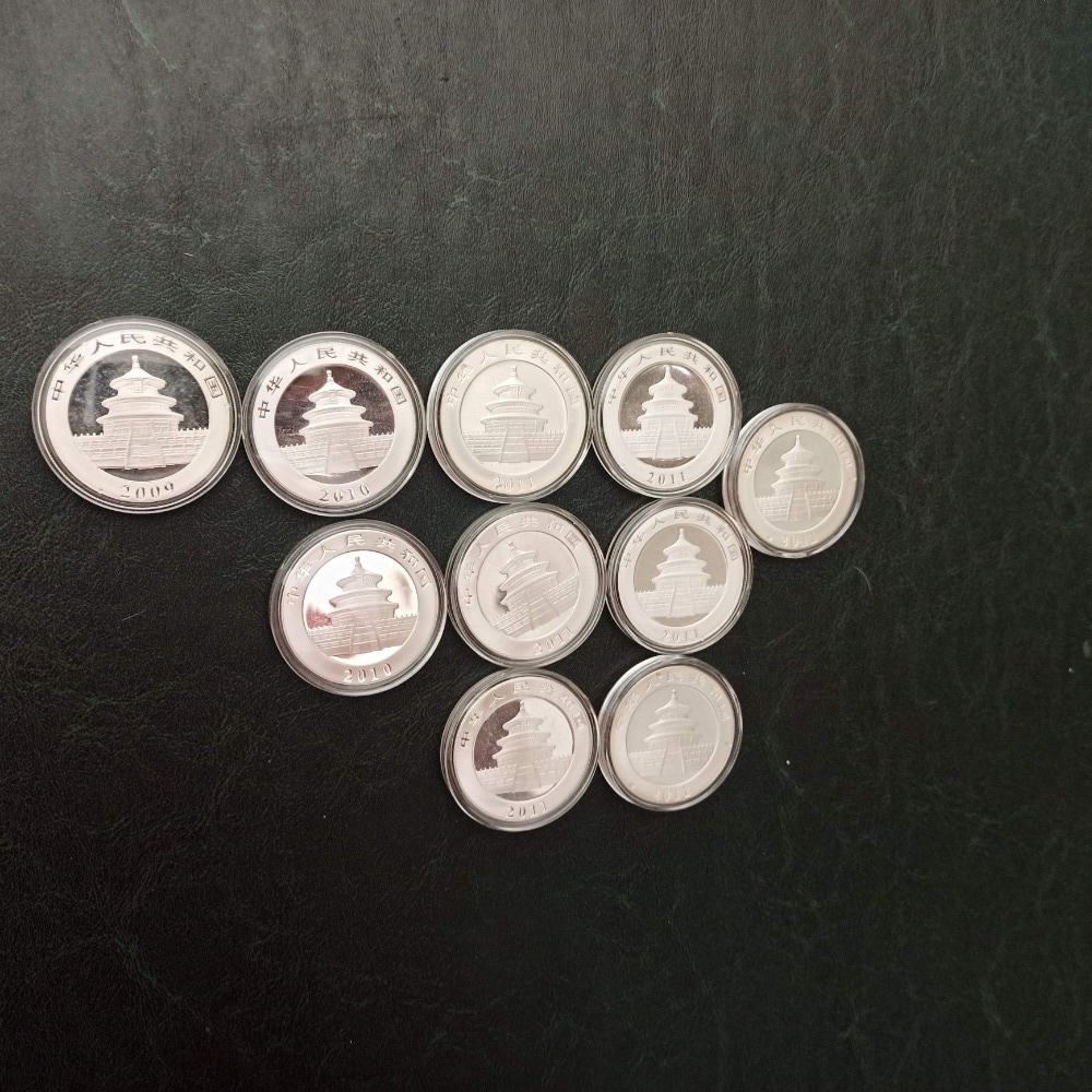 STŘÍBRO a ZLATO American Eagle, Maple, Panda a US Morgan atd - 11