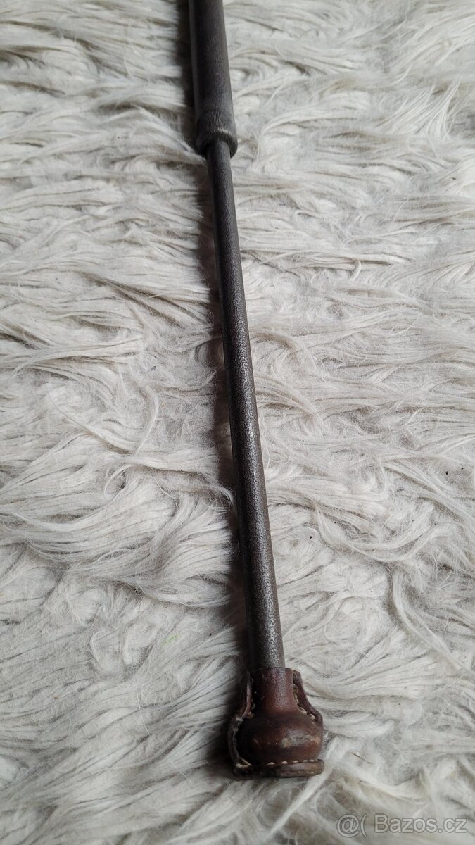 Cvičná puška na Šerm bodákem + učebnice + medaile - 11