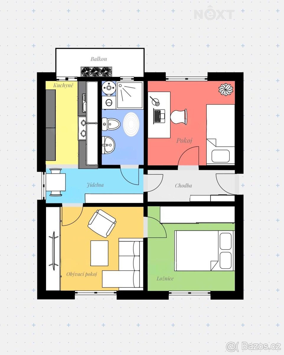 Prodej byt 3+1, 65㎡ - 11