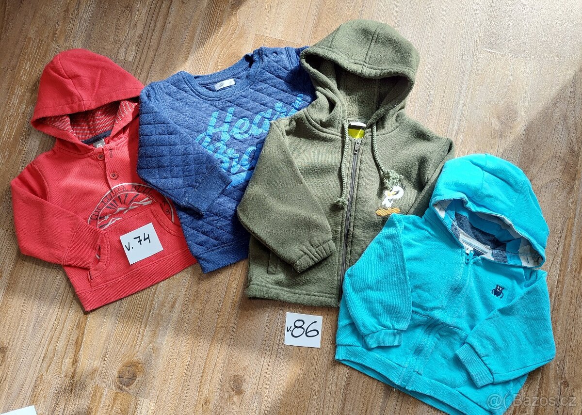 Mix oblečení, kojeneckých potřeb 0 - 12 m./0-86 - 11