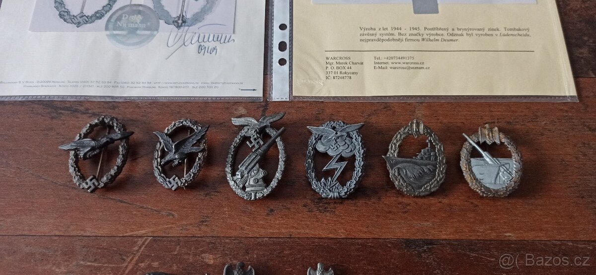 Německo bojové, válečné odznaky. - 11