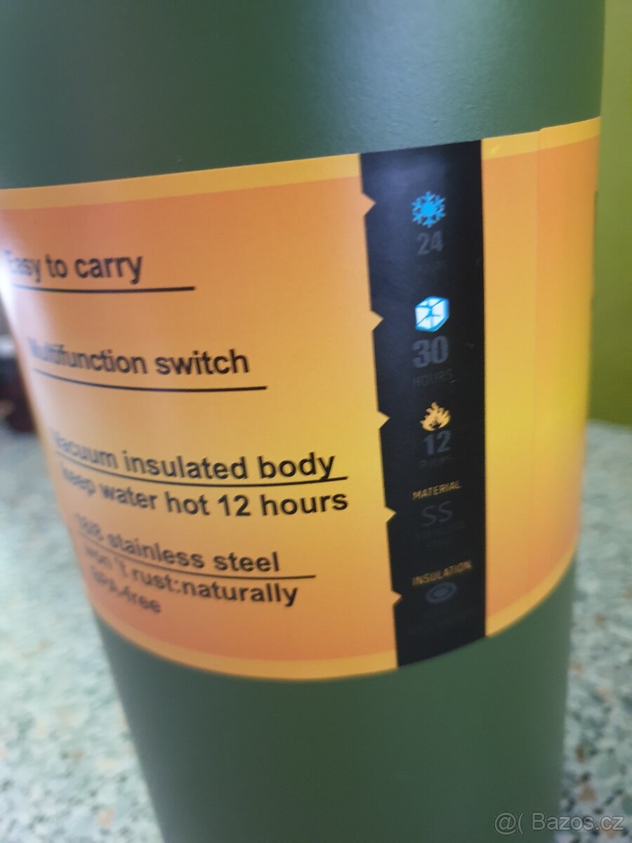 1.5L Termoska nerez kemping s brčkem na horké i chlazené 30H - 11
