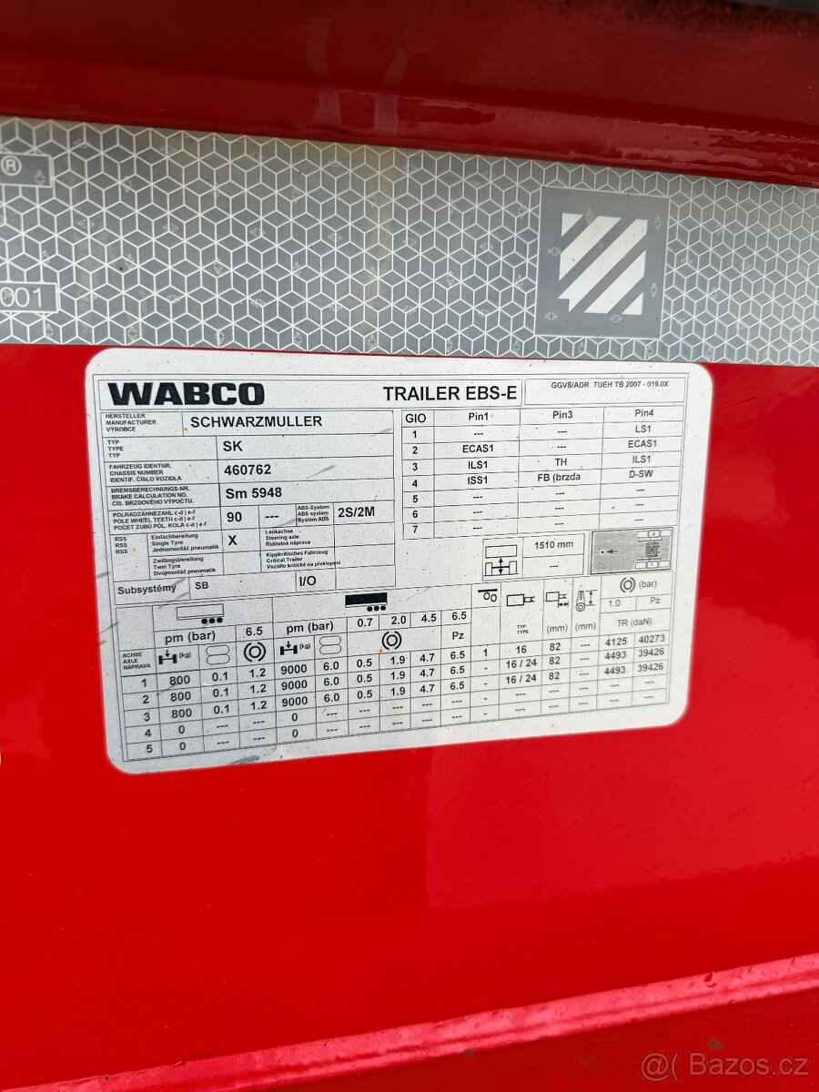 Man TGX 18.460 4x4 2017 + sklápací naves Schwarzmuller K - 11