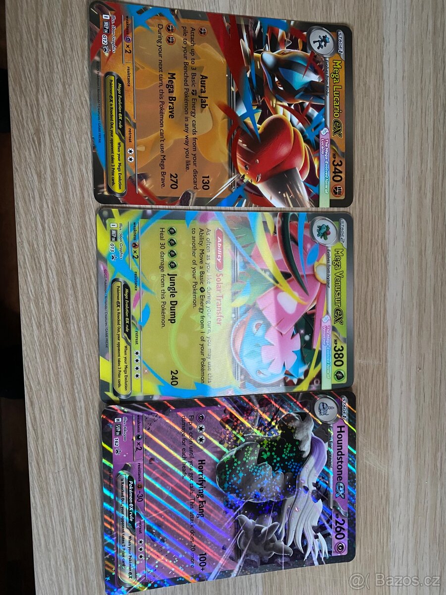 Pokémon karty – Charizard ex, Mega EX, Full Art + figurka - 11