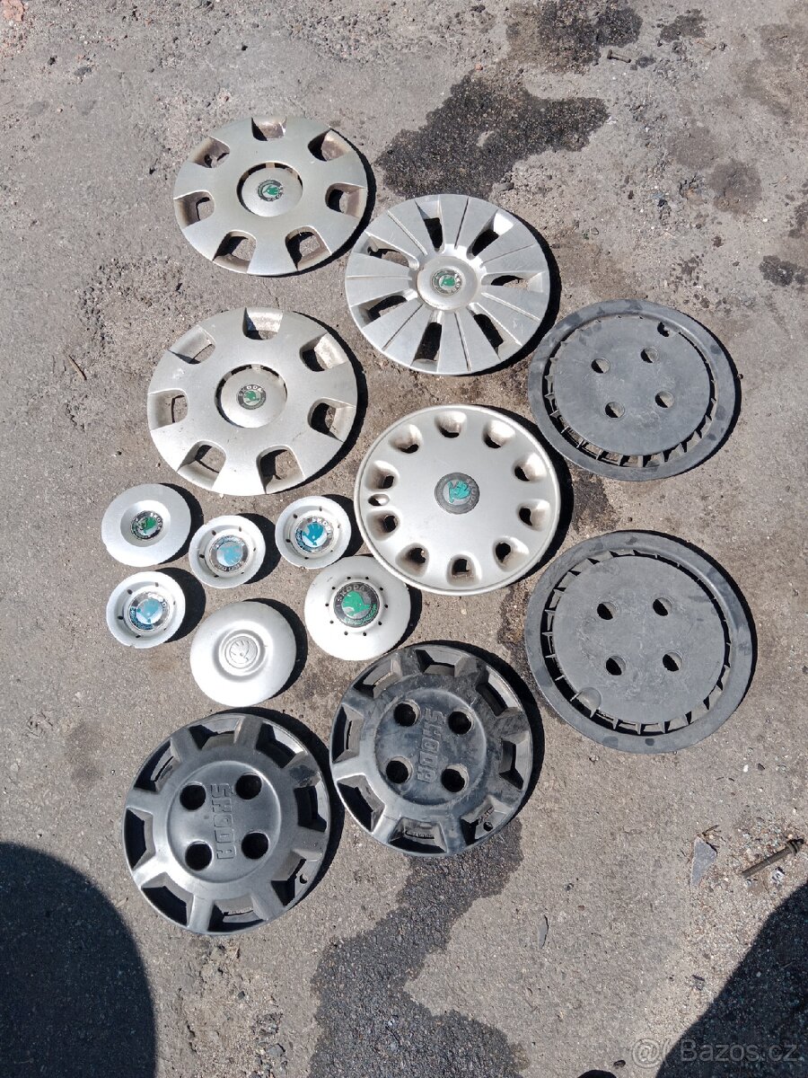 Pokličky na ALU kola a plechové disky - 11