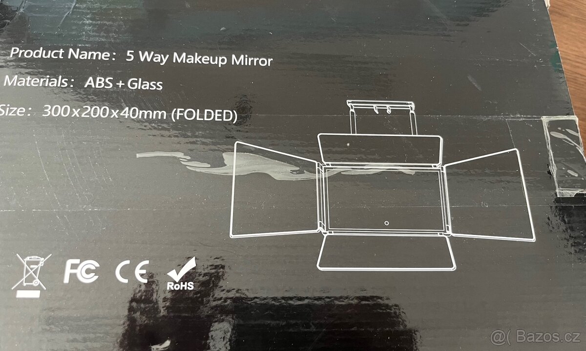 5stranné zrcadlo-dobijecí LED světlo - 11