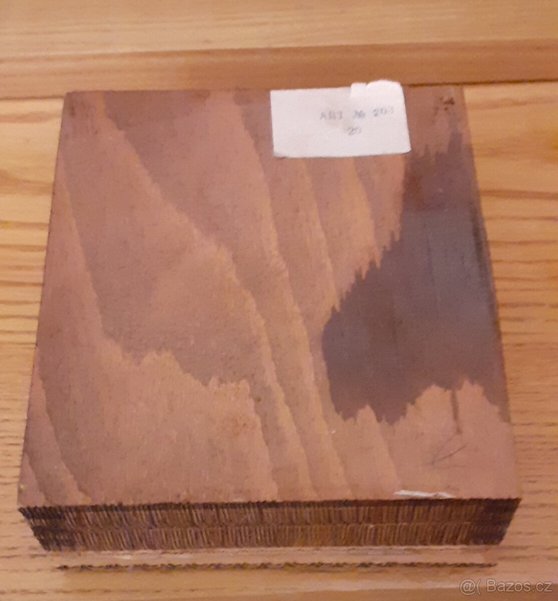 retro dřevěná krabička na cigarety - 11