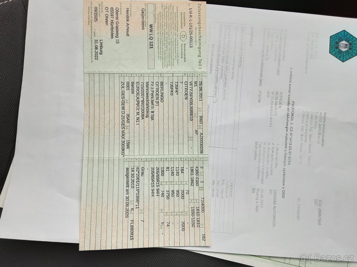 CITROEN BERLINGO 2011 1.6i 72kW MULTISPACE - 11