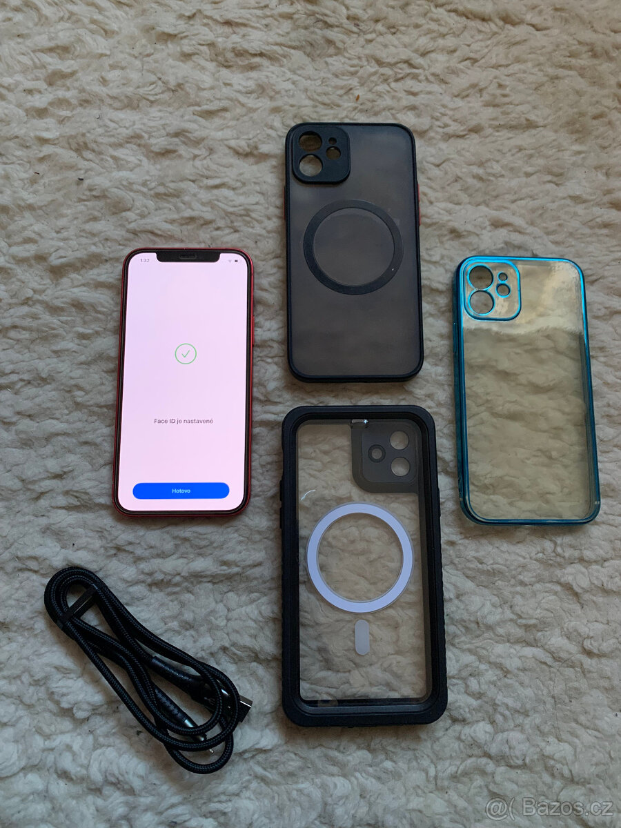 Apple Iphone 12 - 256GB - Red - KRÁSNÝ TELEFON - 11