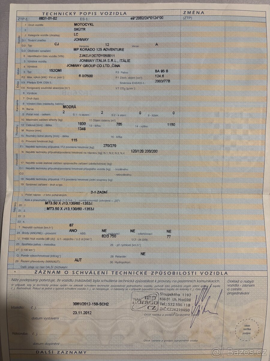 MP KORADO JONWAY ADVENTURE 125 - 11