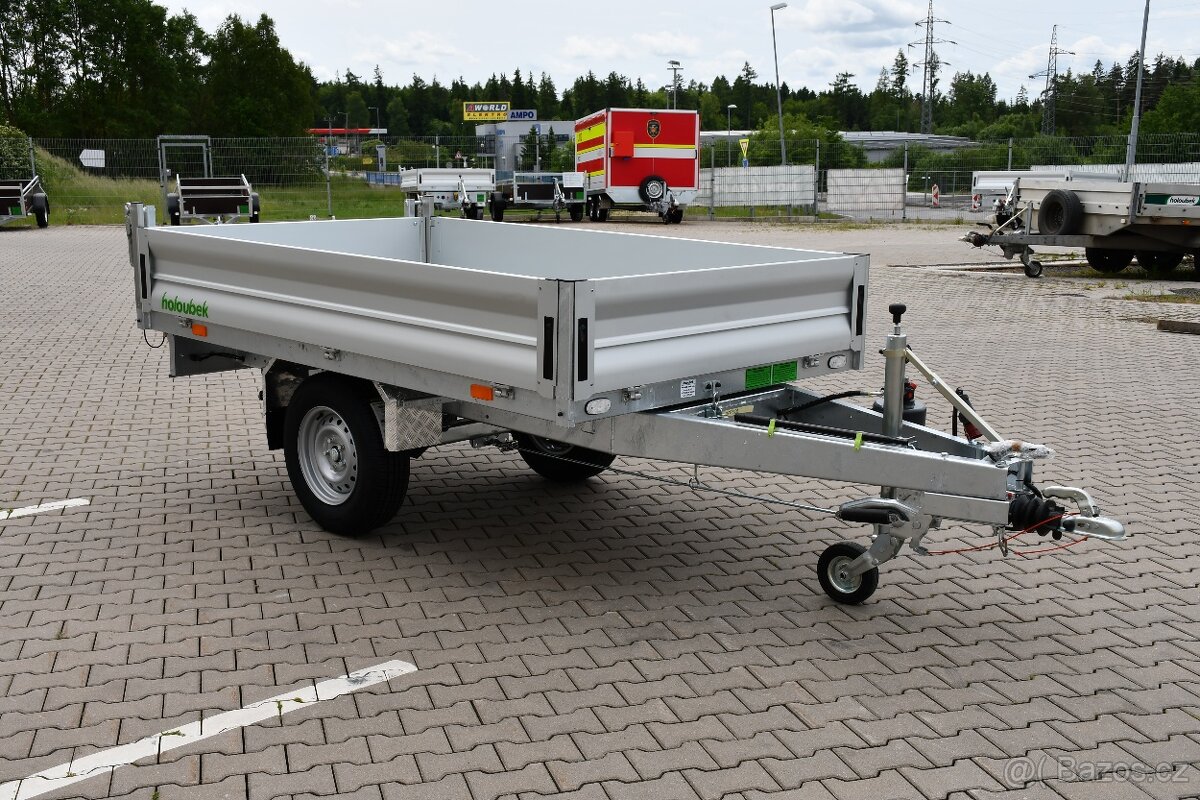 Jednostranný sklápěč 1,8 t, 2500x1500x350 mm - 11