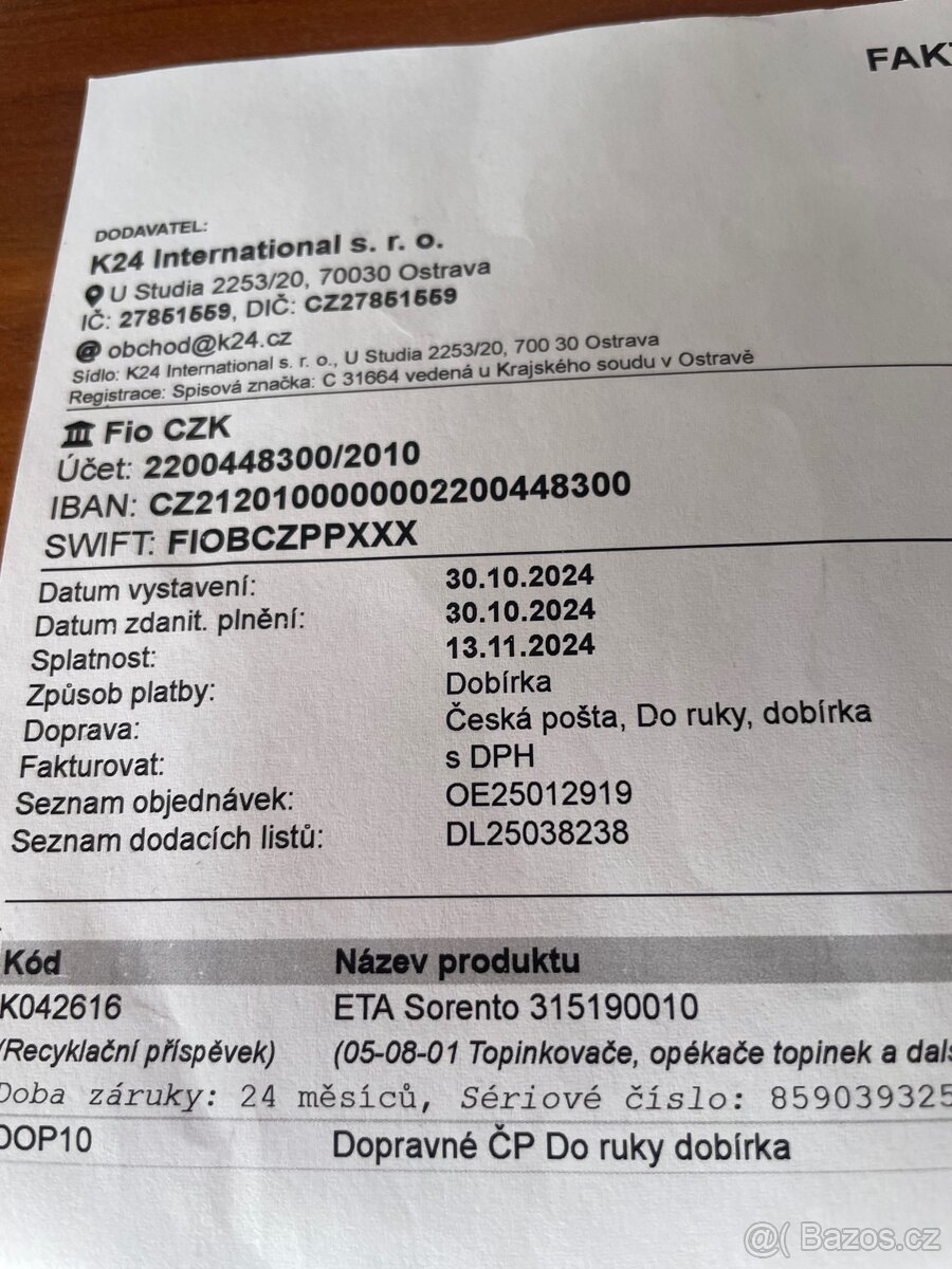 Sendvičovač ETA Sorento 3151 90010, 4 v 1 - 11