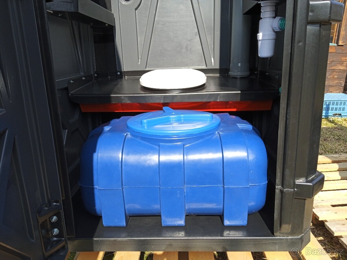 Nová mobilní toaleta přenosné WC s umyvadlem - 11