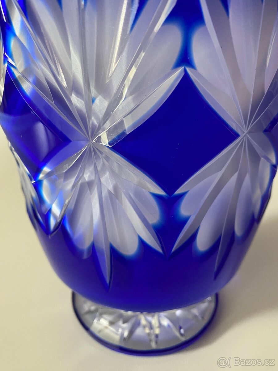 dóza skleněná dóza přejímaný křišťál urna sklo - 11