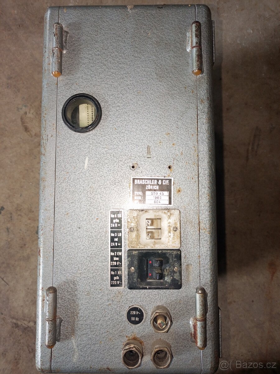 Historické elektromechanické zařízení BRASCHLER & CIE - 11