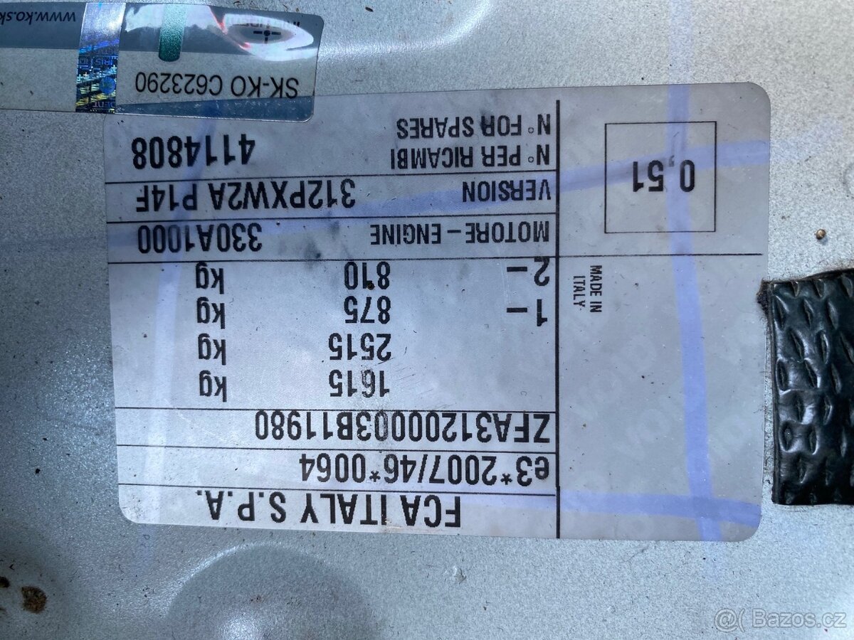 FIAT PANDA 1,3 MJET 4X4 2018 VIN 752 - 11