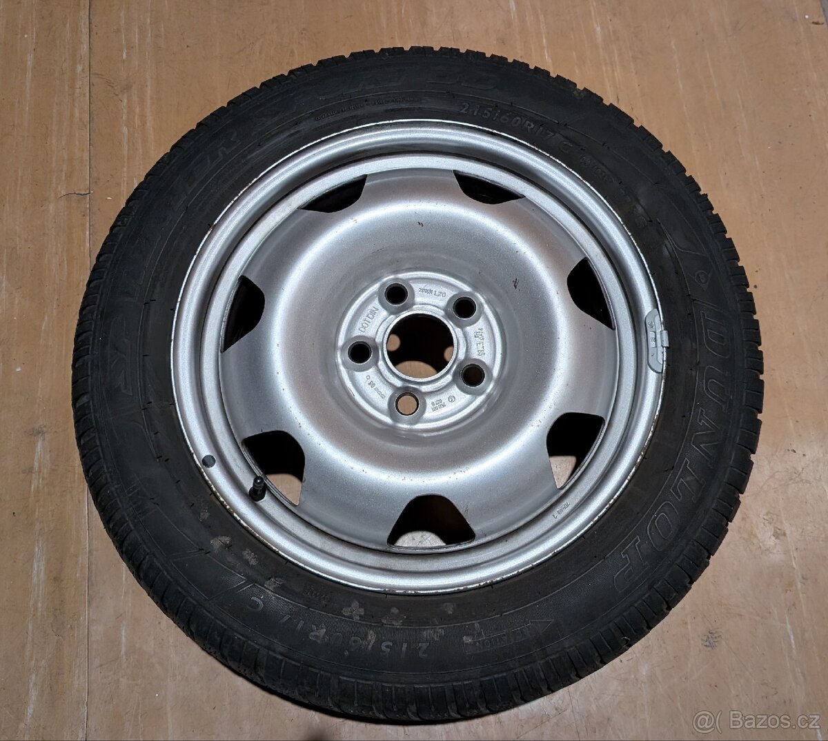 Zimní sada pneu 215/60 R17 C s disky. VW T5, T6, MULTIVAN - 11