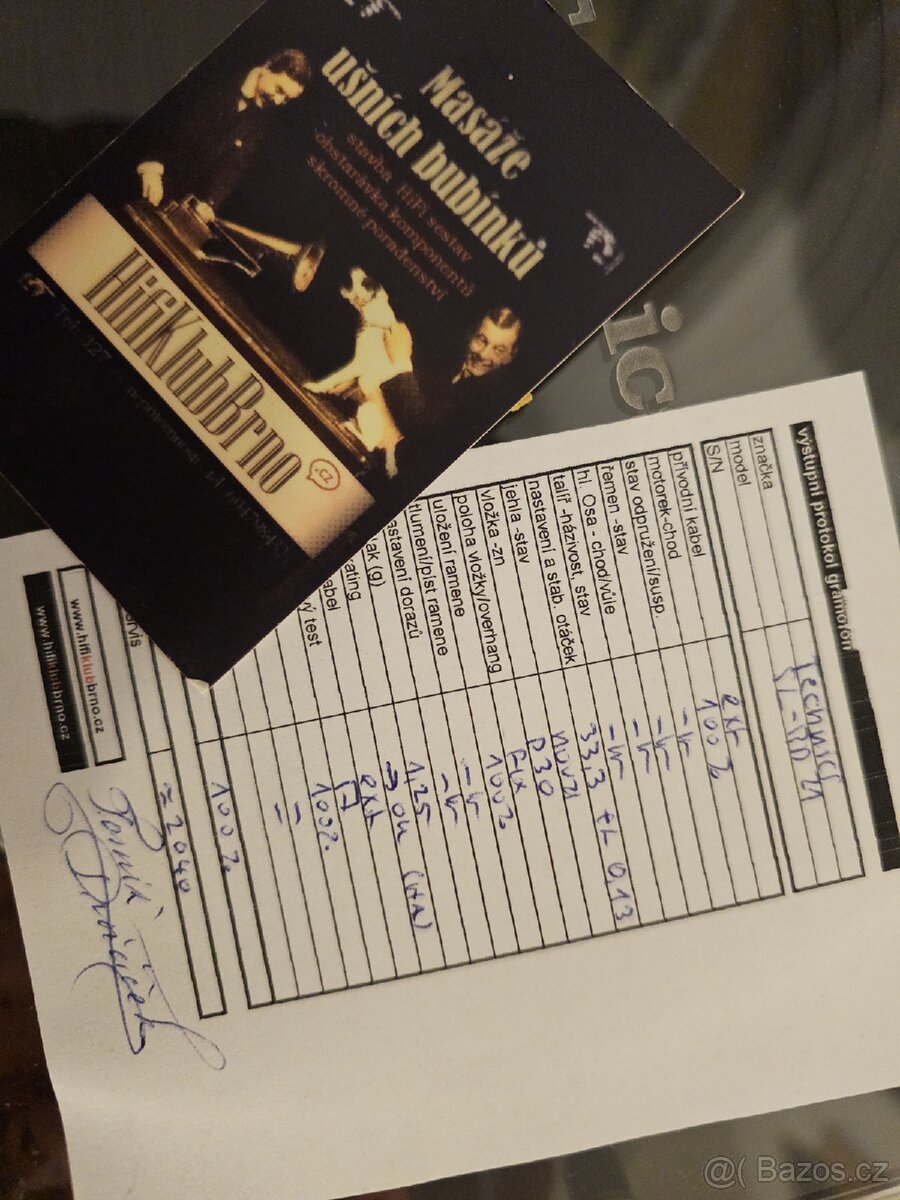 REZERVACE Gramofon Technics SL-BD21 - 11