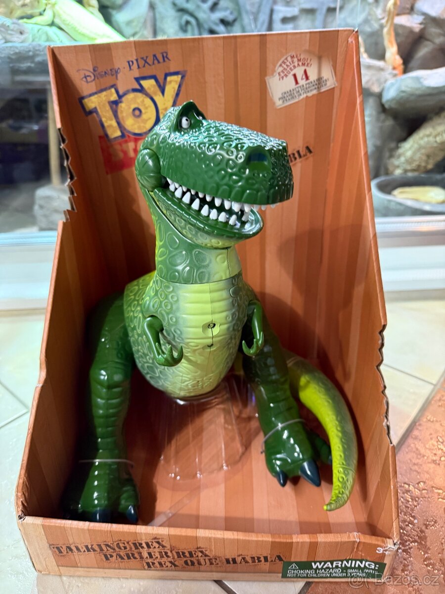 Interaktivní akční figurka Rex Toy Story příběh hraček - 11