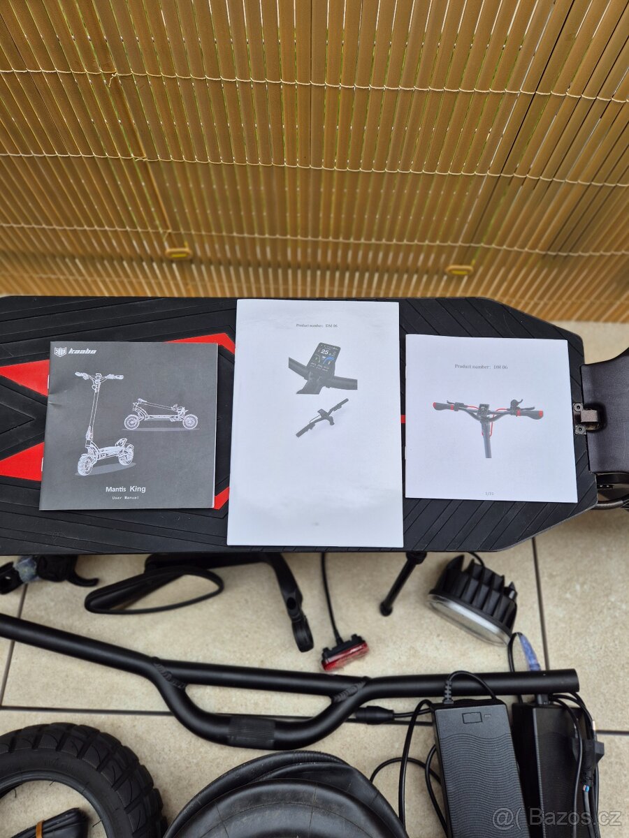 KAABO MANTIS KING GT 60V/25,4Ah s tlumičem řízení a košíkem - 11