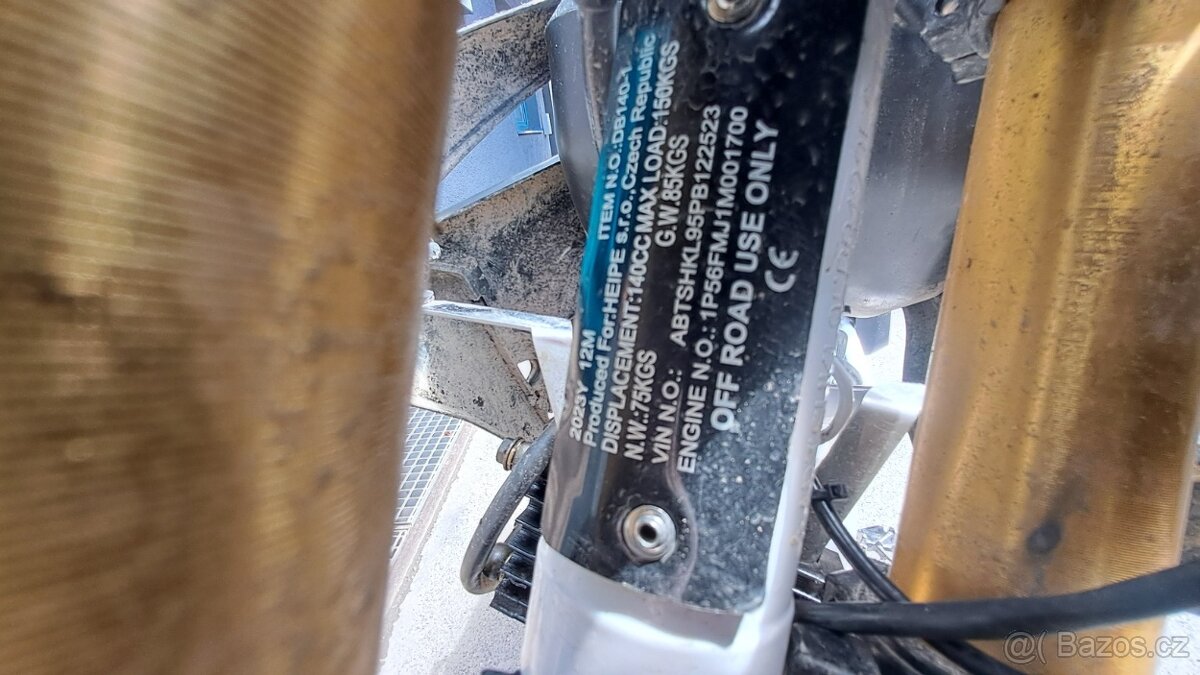 Pitbike MiniRocket 140 4t 17/14 zelena - 11