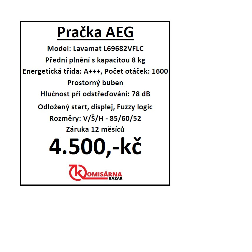 Pračka AEG Lavamat L69682VFLC se zárukou - 11