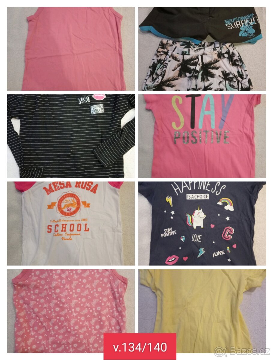 DÍVČÍ OBLEČENÍ -TRIKA-VEL-134/140 - 11