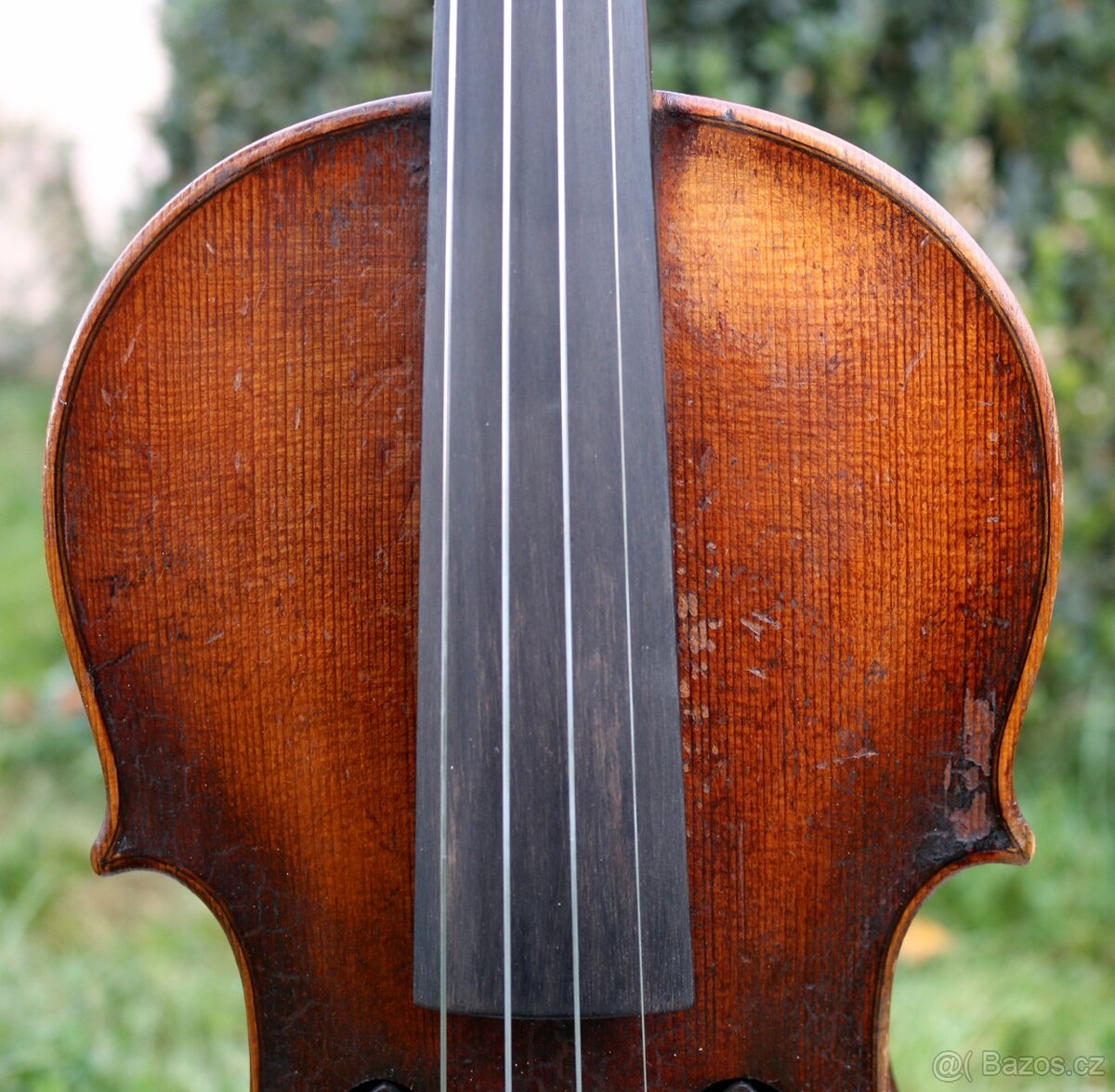 Celé starožitné německé housle z poloviny 19 století - 11