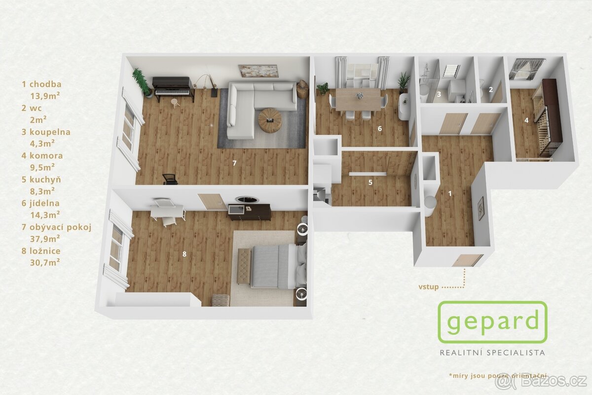 Prodej bytu 2+1, 146 m², Teplá - 11