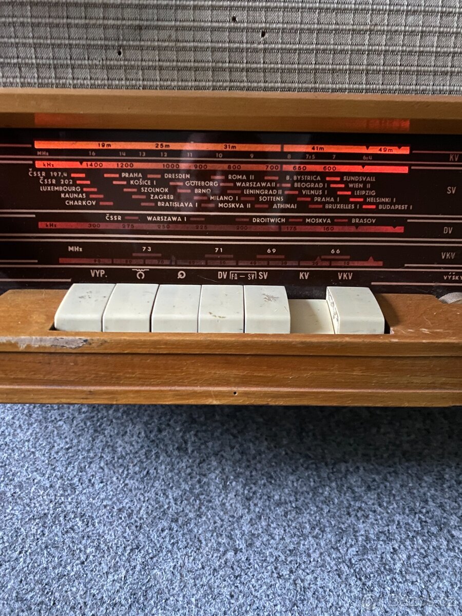 rádio staré rádio tesla retro audio tesla - 11