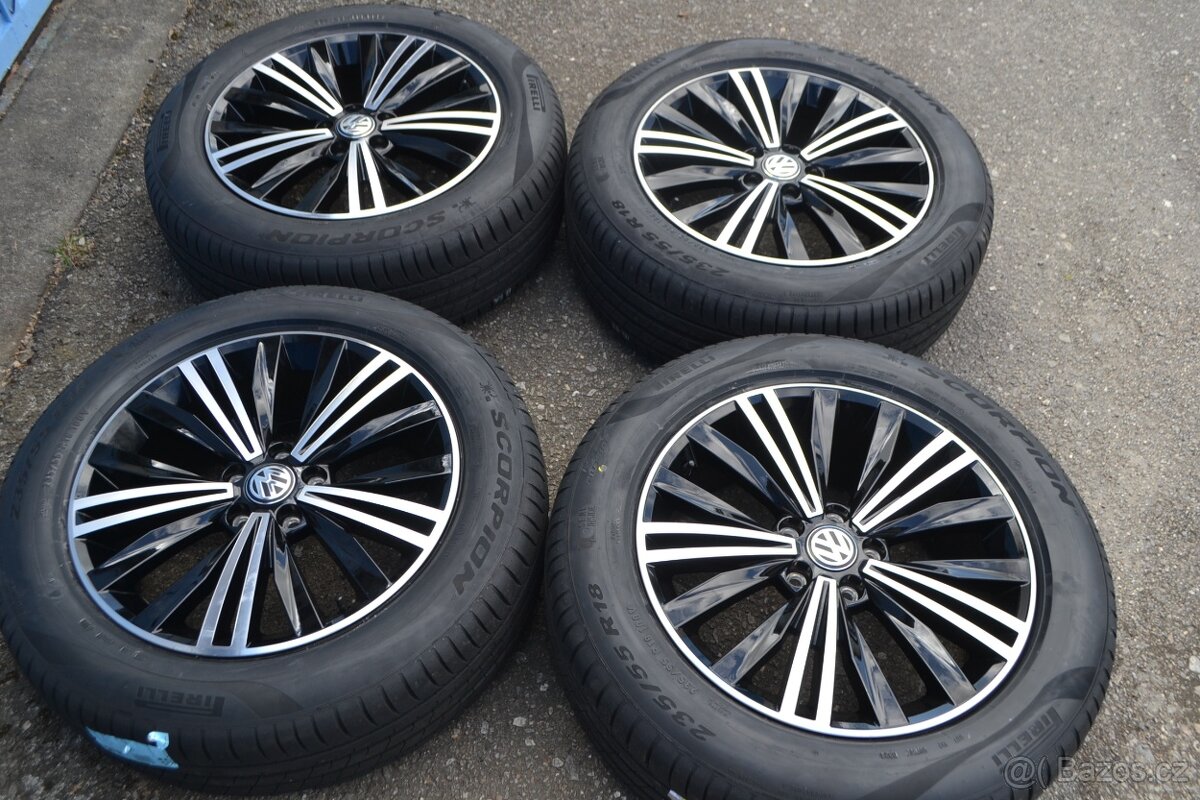 VW Tiguan/Š.Kodiaq -NOVÁ orig.ALU sada -235/55R18 -2024 DOT - 11