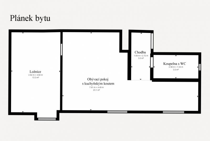 Prodej bytu 2+kk v Hoříně - 11