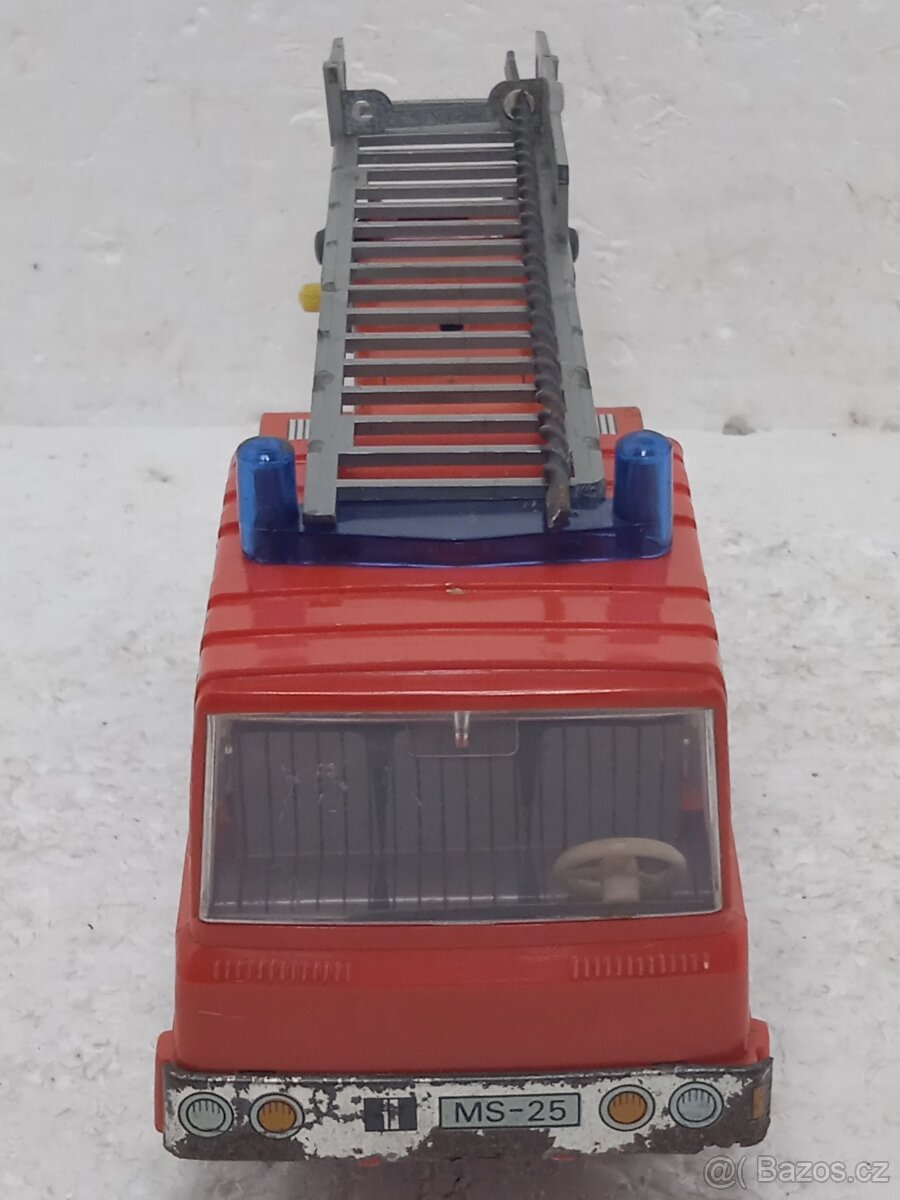 Hasičské auto Žebřík MSB MS 25 Retro hračka - 11