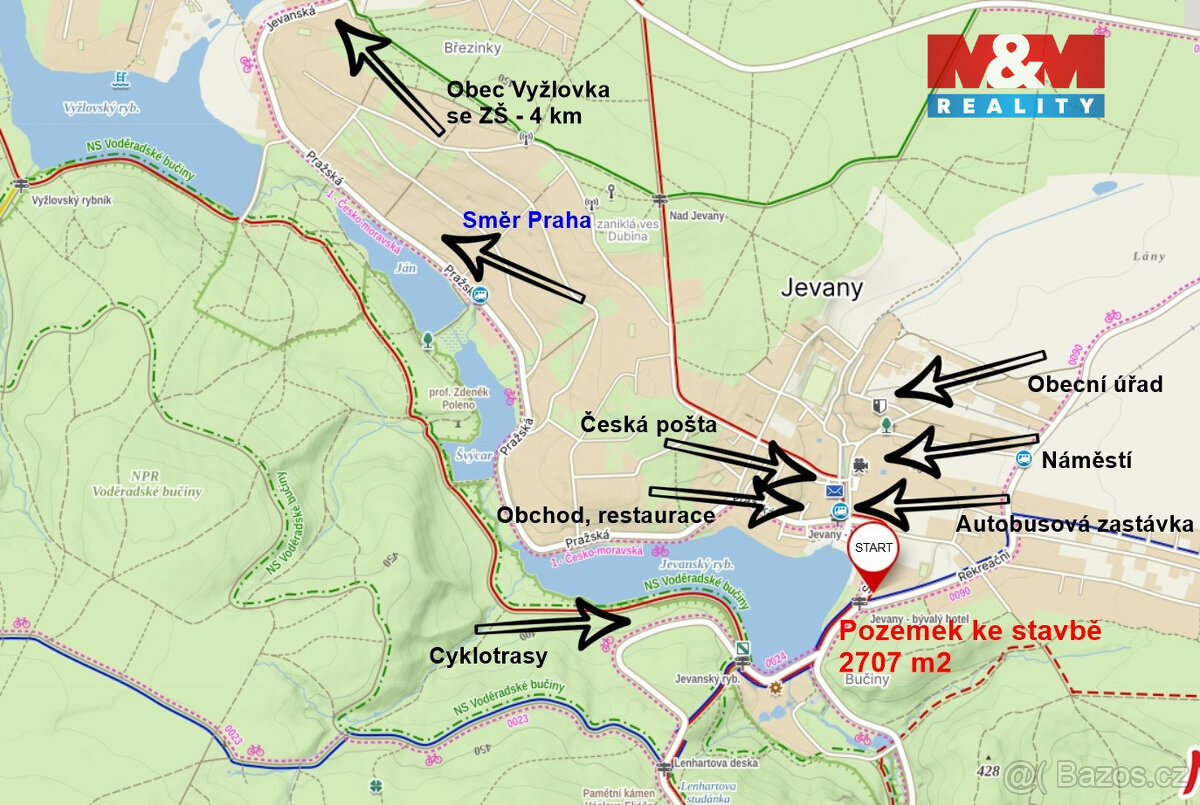 Prodej pozemku k bydlení, 2707 m², Jevany - 11